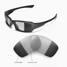 Walleva Transition/Photochromic Polarized Replacement Lenses for Oakley Fives Squared Sunglasses